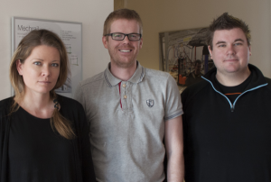 Karin Domeij, Göran Nilsson och Emil Månsson har arbetat med konfiguratorn på Movomech.