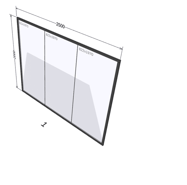 3d configurator wall demo Design your own glass wall or glass door - Roca